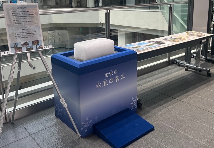 雪氷の展示の様子