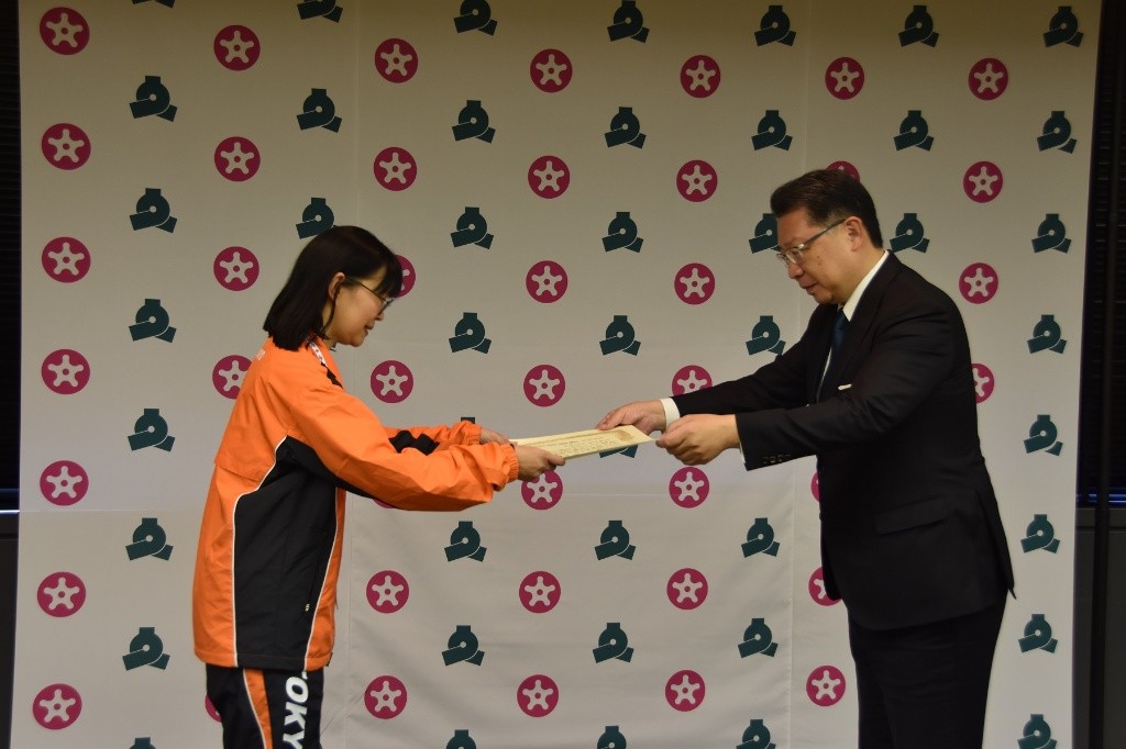 表敬訪問の様子