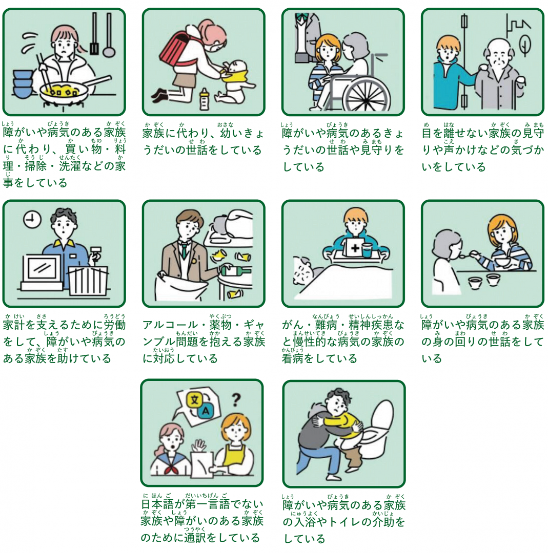 ヤングケアラー10例