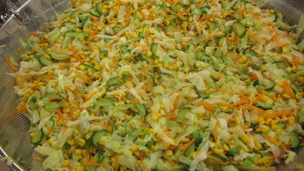 彩り豊かな茹で野菜