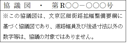 細街路協議図印