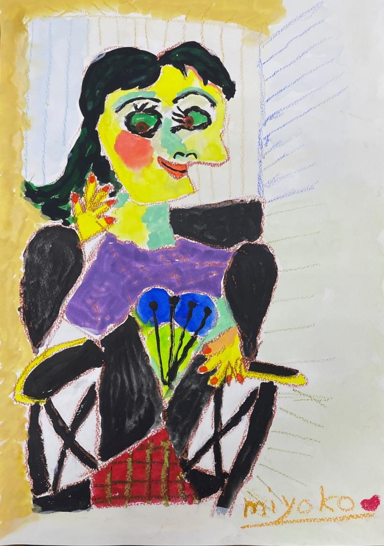 ©「なんちゃってピカソ」飯島美代子