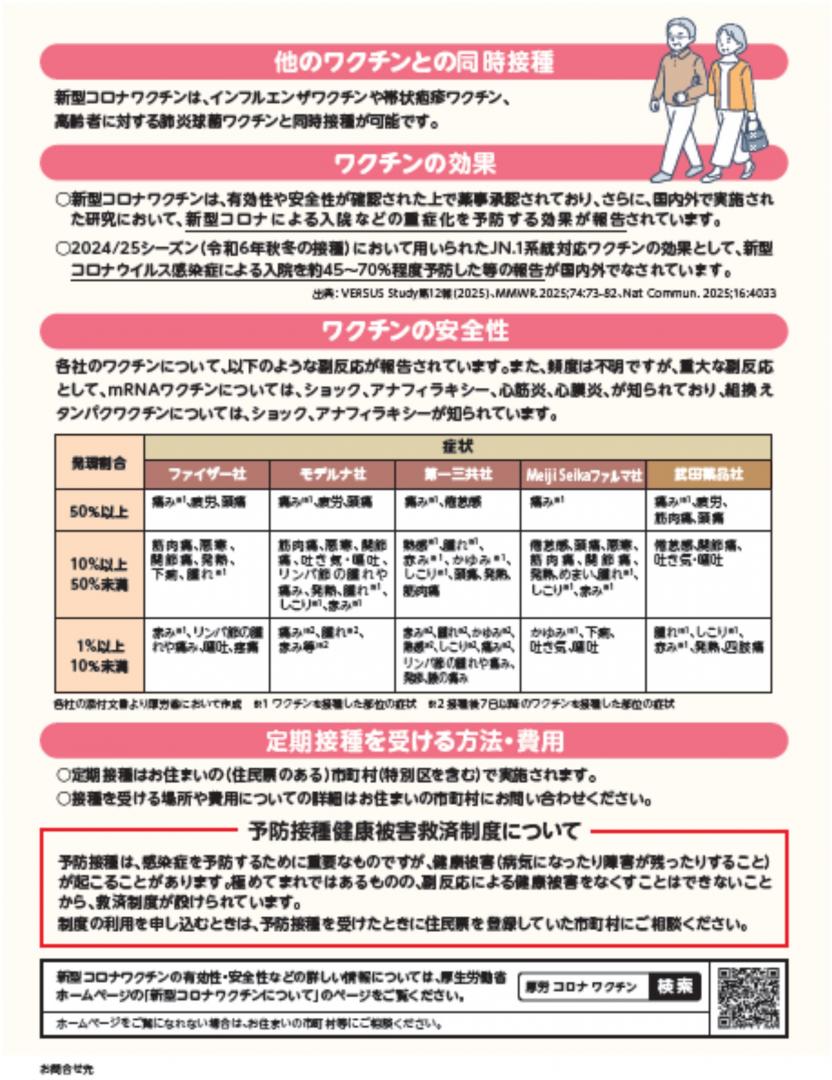 リーフレット裏